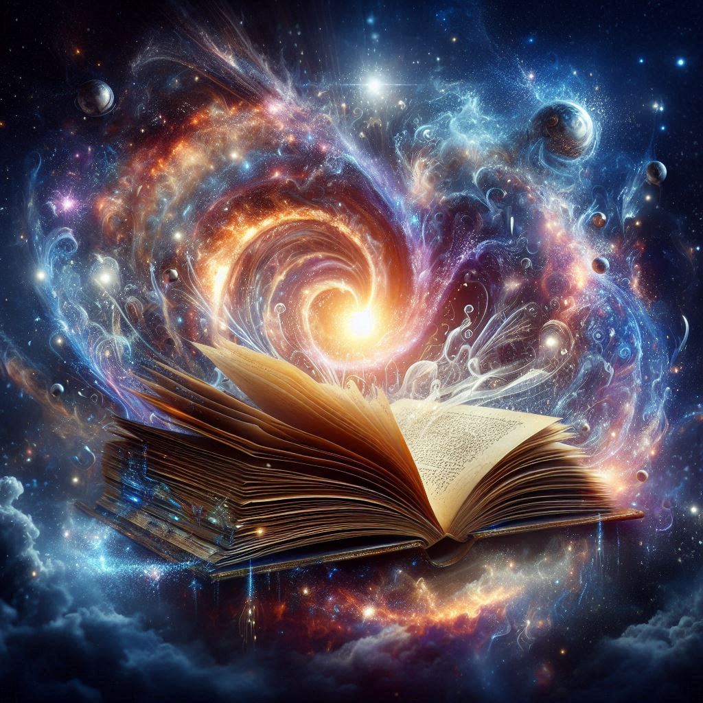 Книга на знанието, от чиито страници сякаш се ражда цялата галактика. Много мистично и космическо из (3)