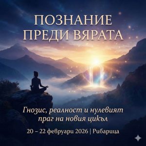 ✧ Познание преди вярата ✧ Духовен ритрийт